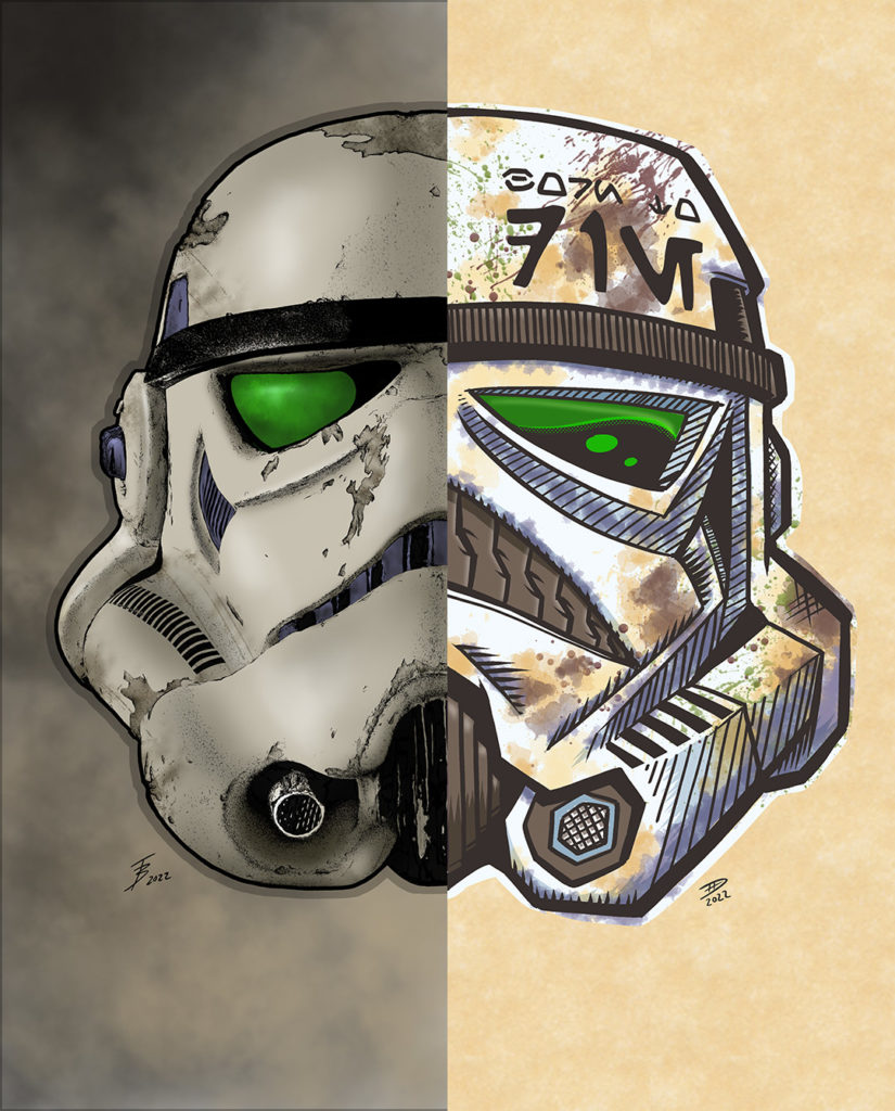 Stormtrooper art collab